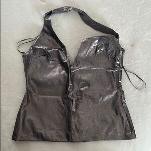 Zara Foil Halter Top, BRAND NEW WITH ALL TAGS.